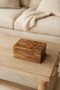 Aranyani Tree of Life Jewelry Box With Tray - Hand Carved