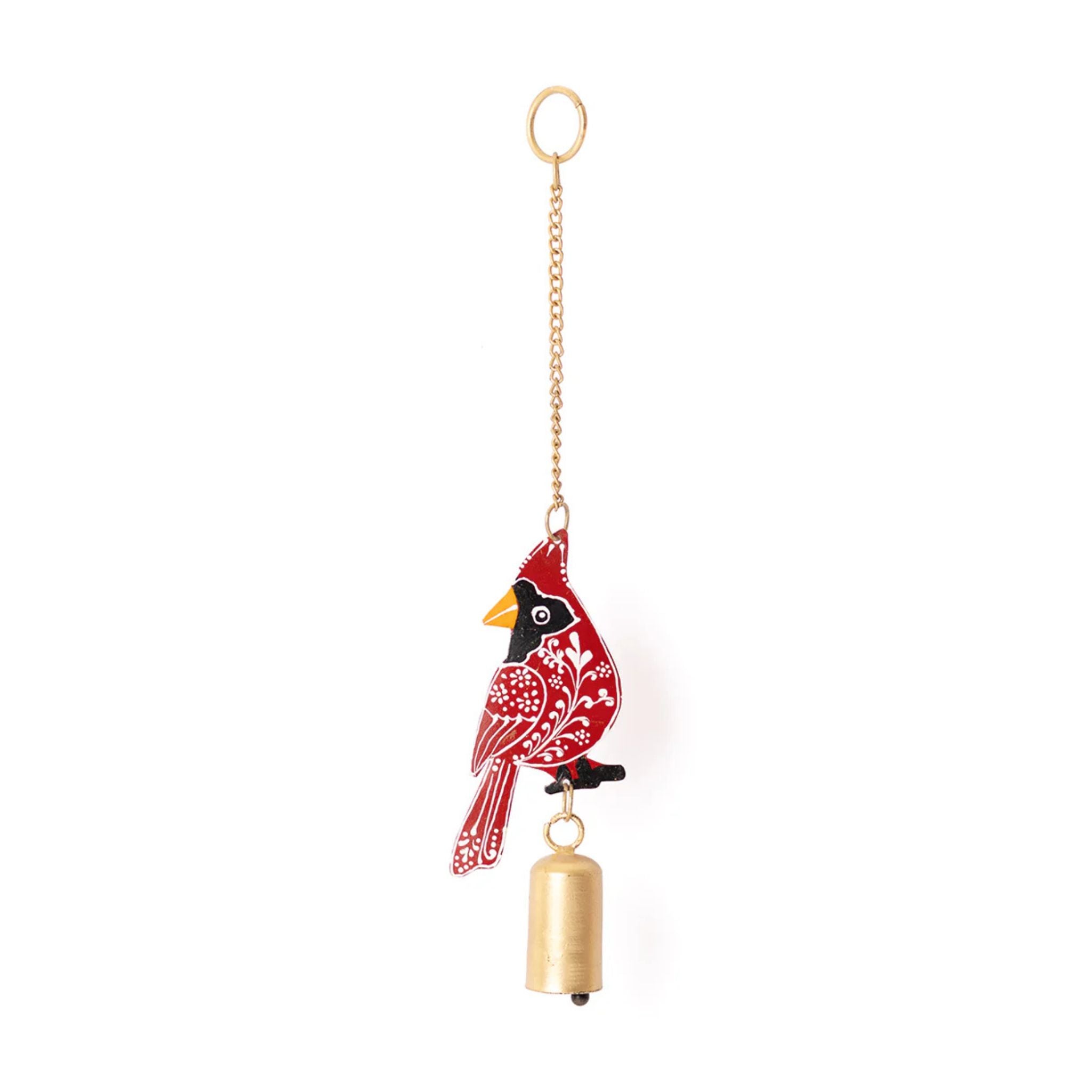 Metal Henna Wind Chimes - Hand Painted
