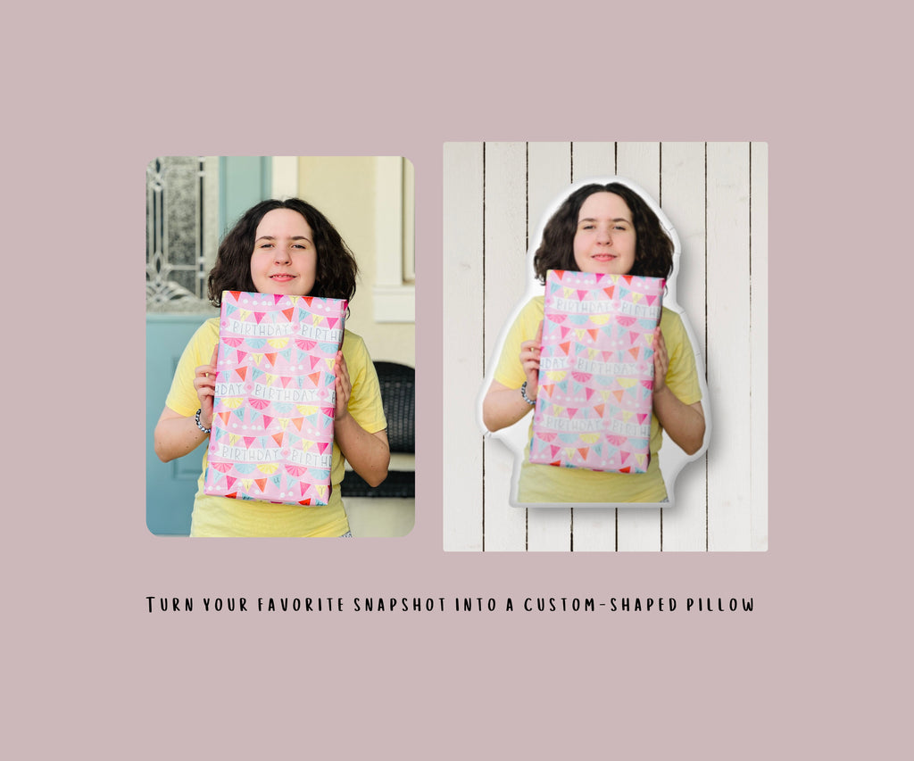 Custom-Shaped Photo Pillow