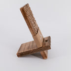 Aranyani Tree of Life Phone Stand for Desk-Hand Carved Wood