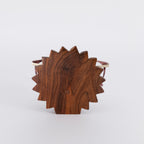 Peacock Glasses Holder Stand - Handcrafted Wood