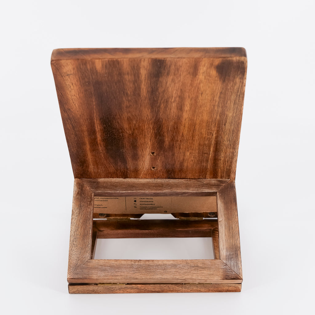 Aranyani Tree of Life Book Holder Tablet Stand - Hand Carved