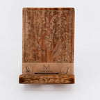 Aranyani Tree of Life Book Holder Tablet Stand - Hand Carved