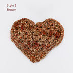 Heart Trivet - Assorted Upcycled Sari