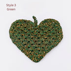 Heart Trivet - Assorted Upcycled Sari