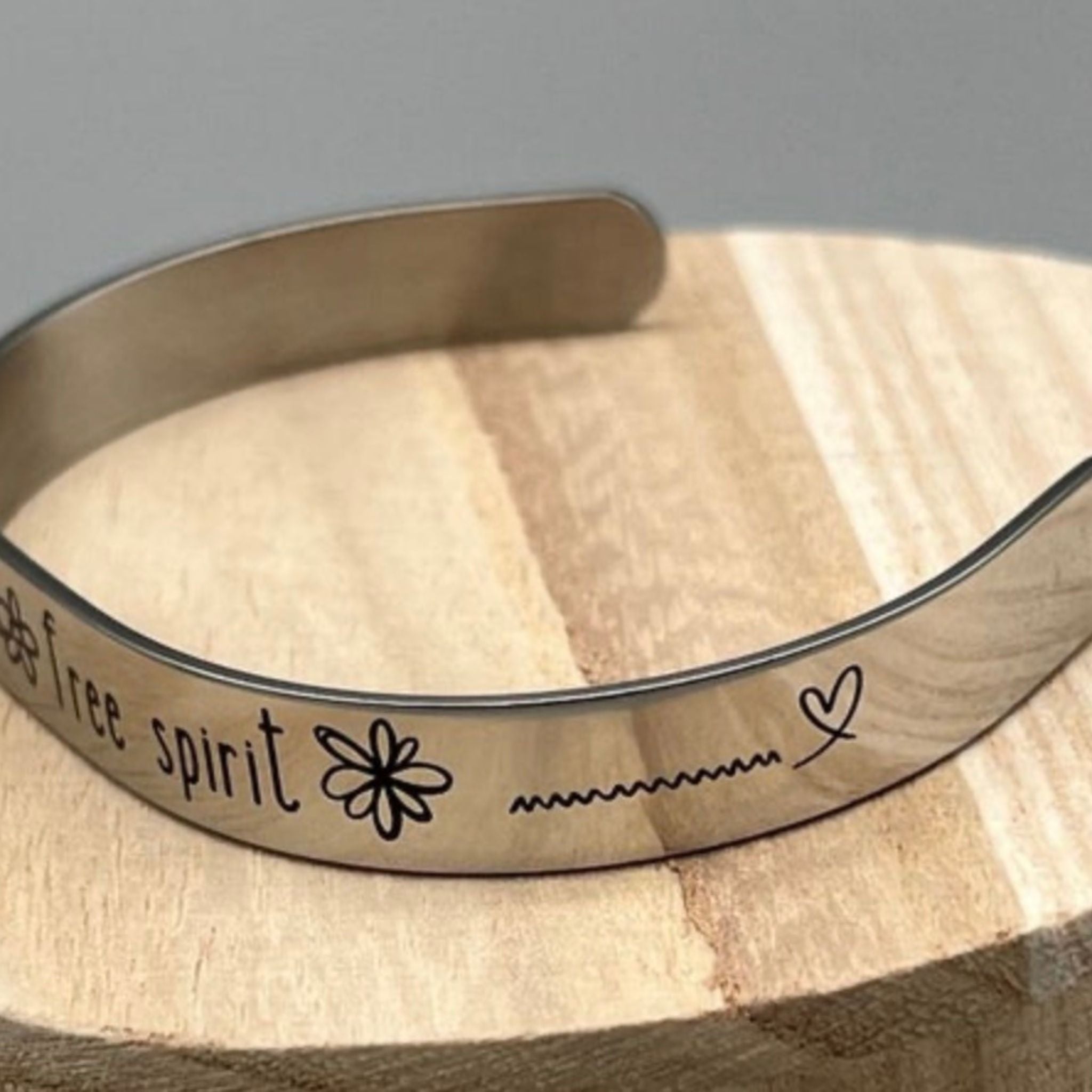 Free Spirit Cuff Bracelet - Surgical Stainless Steel