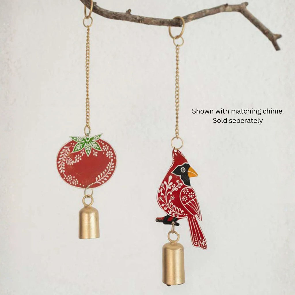 Metal Henna Wind Chimes - Hand Painted
