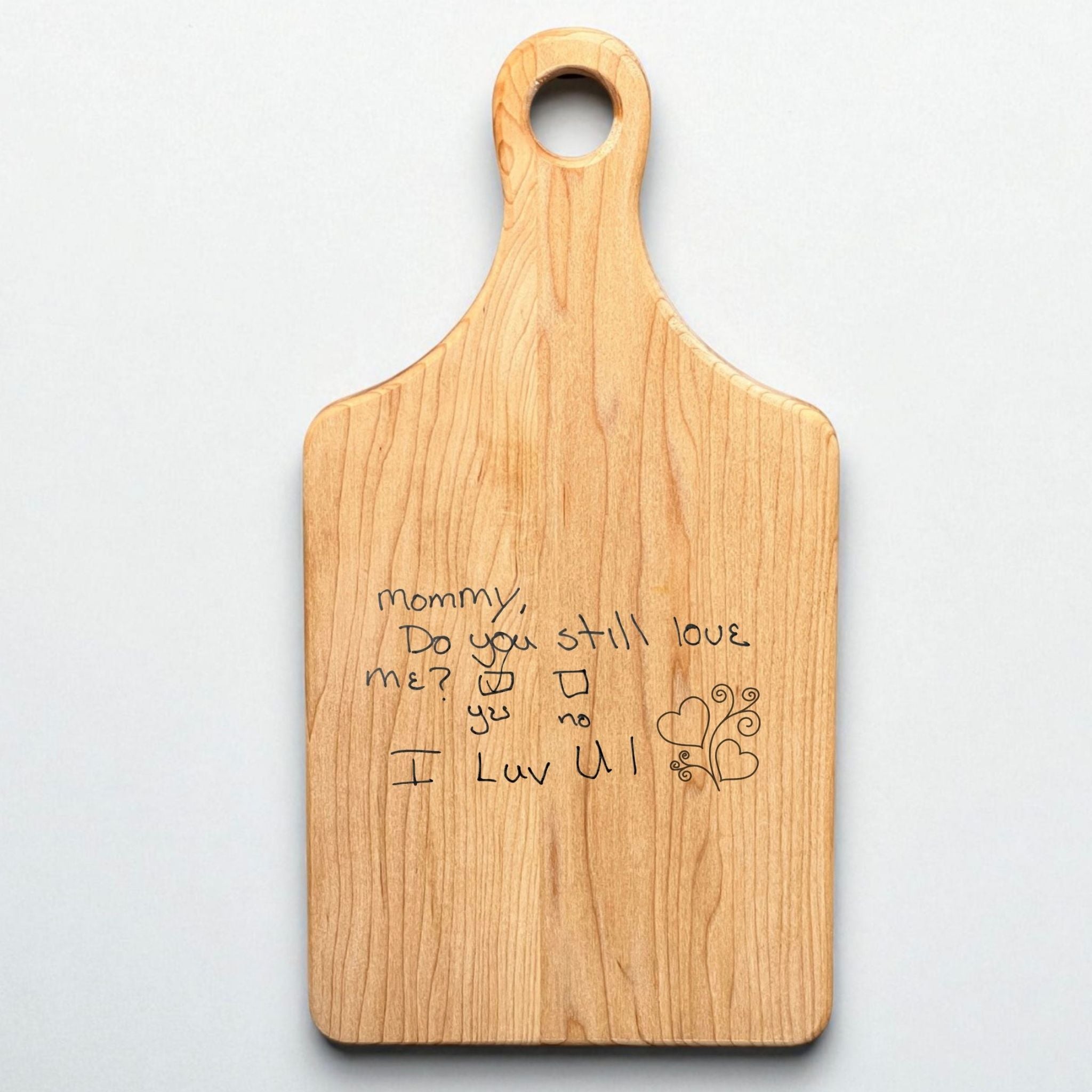 Custom Handwriting Recipe Cutting Boards