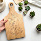Custom Handwriting Recipe Cutting Boards