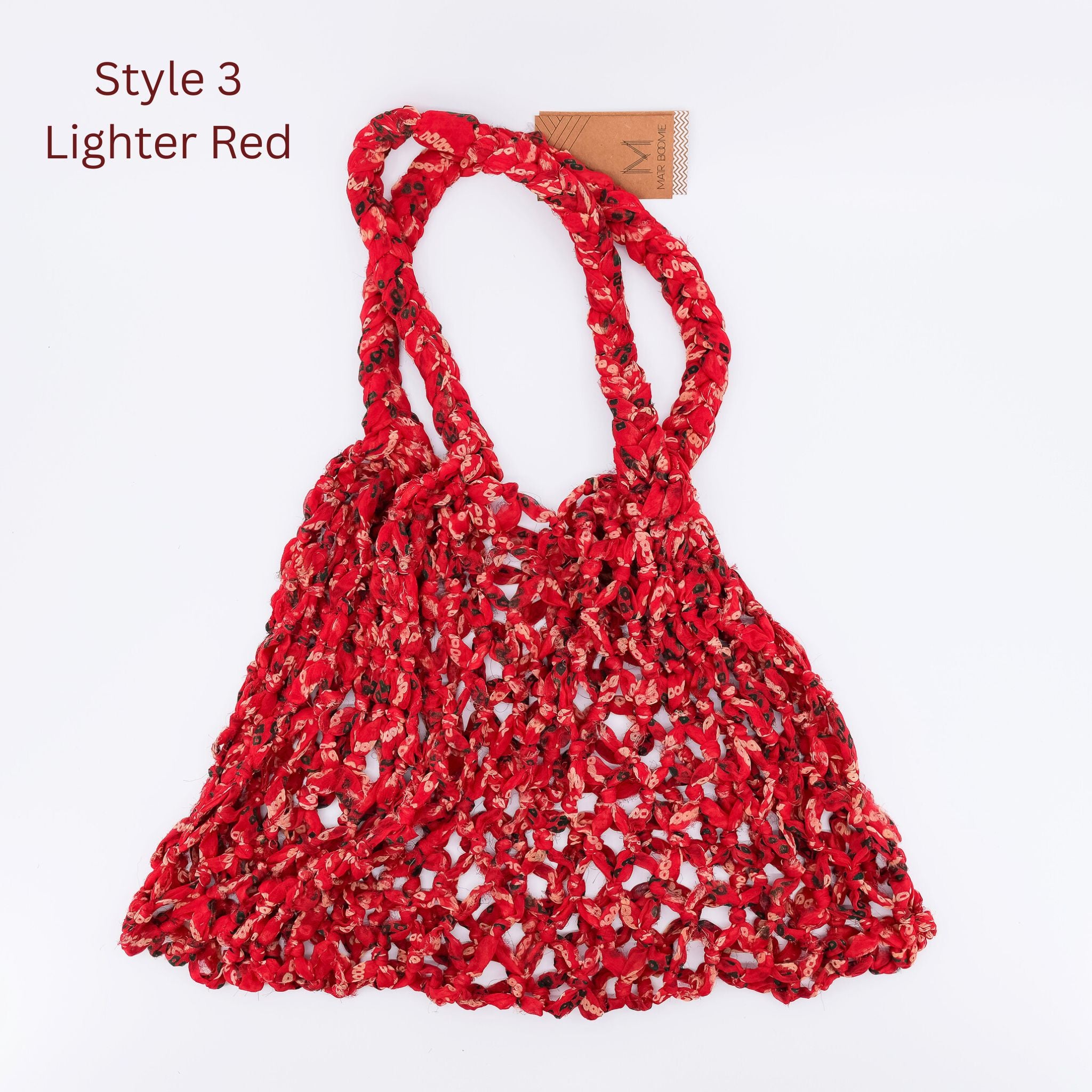 Tokari Market Tote Bag - Assorted Upcycled Sari Fabric