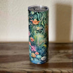 Whimsical Mermaid Tumbler - Stainless Steel - 20 Oz
