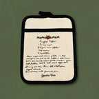 Premium Custom Hot Pads - Add Your Handwritten Recipe to a Potholder