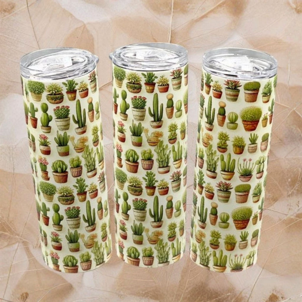 glow in the dark succulents Succulent Glow in the Dark Tumbler (Green Glow), 20 oz – Echoes Custom Creations
