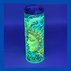 Sun Goddess - Glow in the Dark Tumbler (Green Glow) - 20 oz