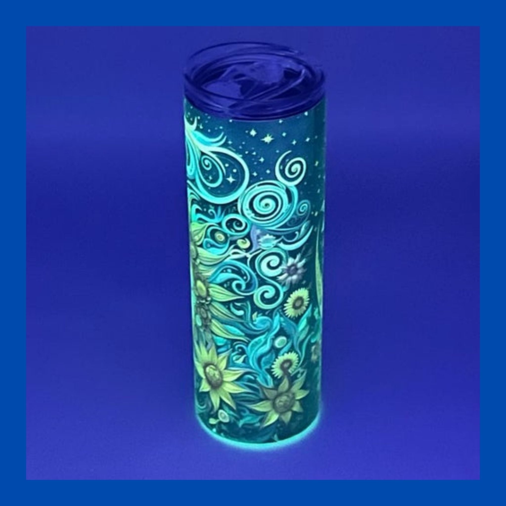 Sun Goddess - Glow in the Dark Tumbler (Green Glow) - 20 oz