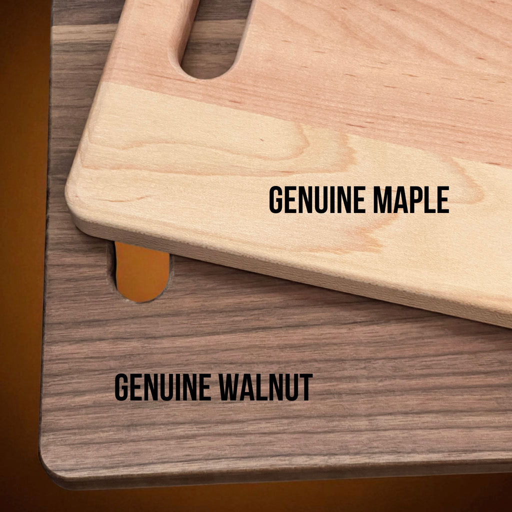 Personalized Engraved Wedding Cutting Board - Walnut or Maple - Made in USA