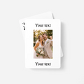Custom Photo Poker Playing Cards With Text